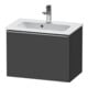 Duravit Waschtischunterschrank D-Neo Compact 61x37,2, ES geb/Gra ma, 1 Ausz., wandhängend-1
