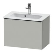 Duravit Waschtischunterschrank D-Neo Compact 61x37,2, ES geb/grau ma, 1 Ausz., wandhängend-1