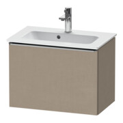 Duravit Waschtischunterschrank D-Neo Compact 61x37,2, ES geb/Leinen, 1 Ausz., wandhängend