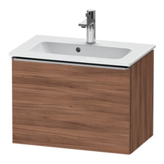 Duravit Waschtischunterschrank D-Neo Compact 61x37,2, ES geb/Nu Nat, 1 Ausz., wandhängend