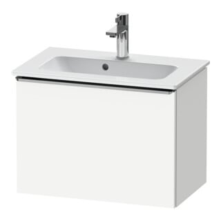 Duravit Waschtischunterschrank D-Neo Compact 61x37,2, ES geb/we ma, 1 Ausz., wandhängend
