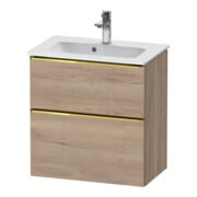 Duravit Waschtischunterschrank D-Neo Compact 61x37,2, g pol/Ei ma, 1 Kast, 1 A, wandhängend-1