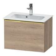 Duravit Waschtischunterschrank D-Neo Compact 61x37,2, g pol/Ei marm., 1 Ausz., wandhängend