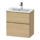 Duravit Waschtischunterschrank D-Neo Compact 61x37,2, g pol/Ei N, 1 Kast, 1 A, wandhängend-1