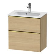 Duravit Waschtischunterschrank D-Neo Compact 61x37,2, g pol/Ei N, 1 Kast, 1 A, wandhängend
