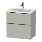 Duravit Waschtischunterschrank D-Neo Compact 61x37,2, g pol/gr m, 1 Kast, 1 A, wandhängend