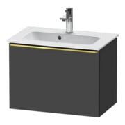 Duravit Waschtischunterschrank D-Neo Compact 61x37,2, g pol/gra ma, 1 Ausz., wandhängend