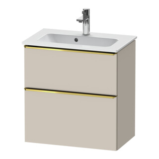 Duravit Waschtischunterschrank D-Neo Compact 61x37,2, g pol/Tau m, 1 Kast, 1 A, wandhängend