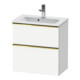 Duravit Waschtischunterschrank D-Neo Compact 61x37,2, g pol/w m, 1 Kast, 1 A, wandhängend-1