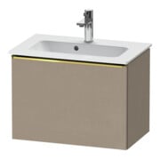 Duravit Waschtischunterschrank D-Neo Compact 61x37,2, gol pol/Leinen, 1 Ausz., wandhängend