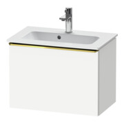 Duravit Waschtischunterschrank D-Neo Compact 61x37,2, gol pol/weiß ma, 1 Ausz., wandhängend