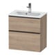Duravit Waschtischunterschrank D-Neo Compact 61x37,2, sw/Ei ma, 1 Kast, 1 A, wandhängend-1