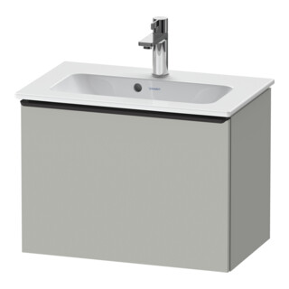 Duravit Waschtischunterschrank D-Neo Compact 61x37,2, sw/gr ma, 1 Ausz., wandhängend