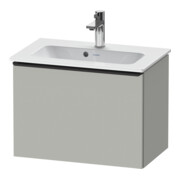 Duravit Waschtischunterschrank D-Neo Compact 61x37,2, sw/gr ma, 1 Ausz., wandhängend