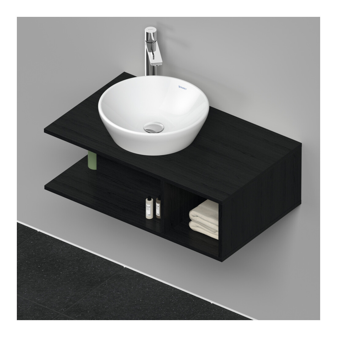 Duravit Waschtischunterschrank D-Neo Compact 80x48cm, E s, 1 Fa, 1 Konsolenpl., wandhängend