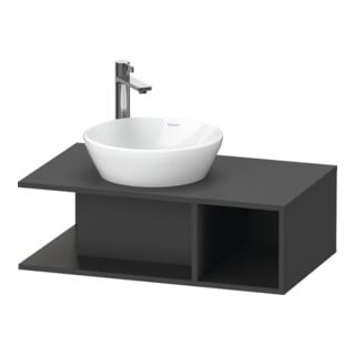 Duravit Waschtischunterschrank D-Neo Compact 80x48cm, gra m, 1 F, 1 Pl, wandhängend