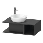 Duravit Waschtischunterschrank D-Neo Compact 80x48cm, gra m, 1 F, 1 Pl, wandhängend