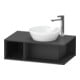 Duravit Waschtischunterschrank D-Neo Compact 80x48cm, gra m, 1 F, 1 Pl, wandhängend-1