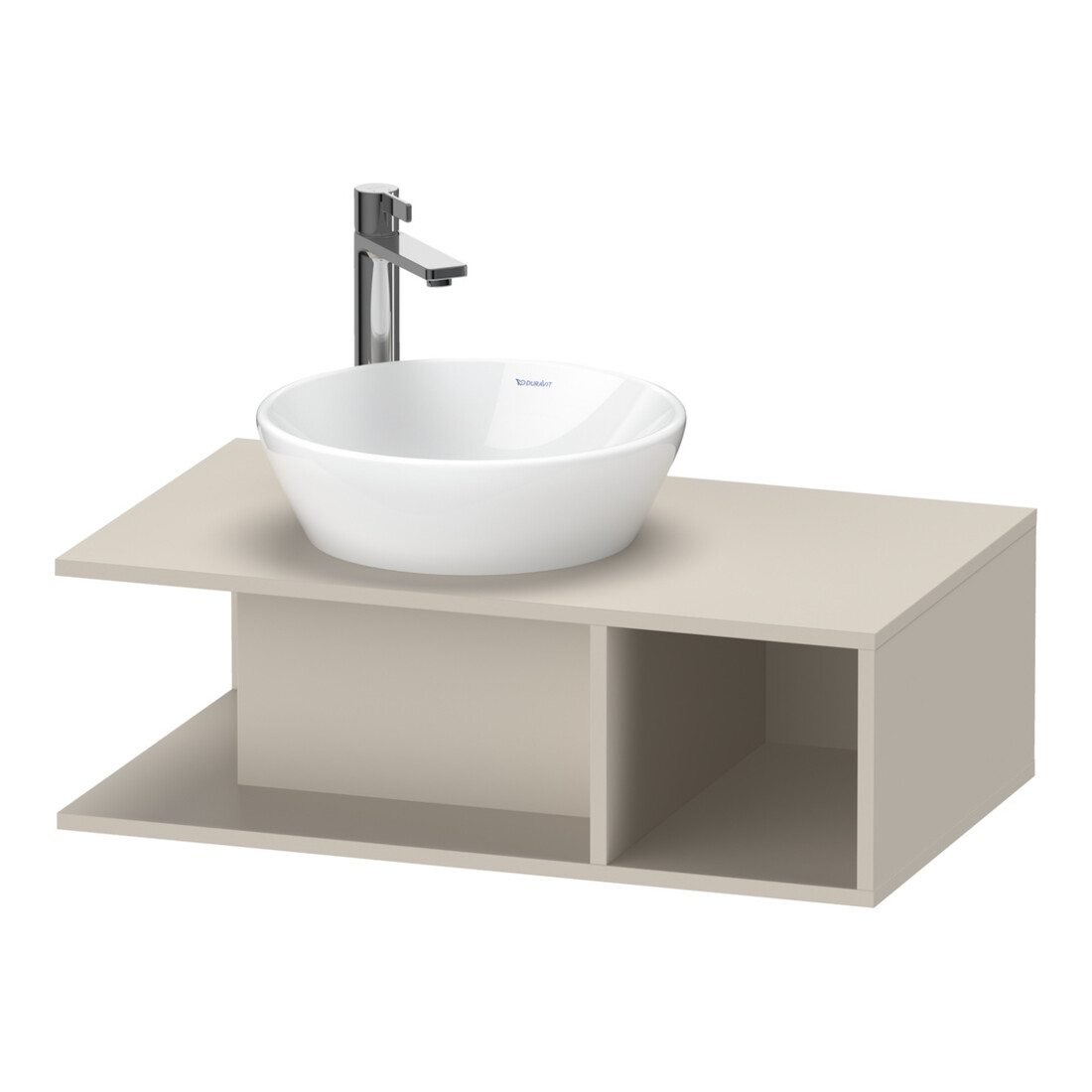 Duravit Waschtischunterschrank D-Neo Compact 80x48cm, T m, 1 Fa, 1 Konsolenpl., wandhängend