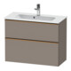 Duravit Waschtischunterschrank D-Neo Compact 81x37,2, b geb/Bas m, 1 Kast, 1 A, wandhängend-1