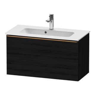 Duravit Waschtischunterschrank D-Neo Compact 81x37,2, b geb/Eiche sw, 1 Ausz., wandhängend