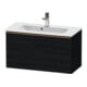 Duravit Waschtischunterschrank D-Neo Compact 81x37,2, b geb/Eiche sw, 1 Ausz., wandhängend-1