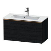 Duravit Waschtischunterschrank D-Neo Compact 81x37,2, b geb/Eiche sw, 1 Ausz., wandhängend