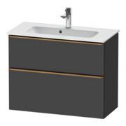 Duravit Waschtischunterschrank D-Neo Compact 81x37,2, b geb/Gra m, 1 Kast, 1 A, wandhängend