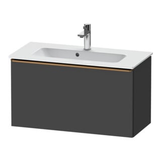 Duravit Waschtischunterschrank D-Neo Compact 81x37,2, b geb/Gra ma, 1 Ausz., wandhängend