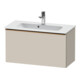 Duravit Waschtischunterschrank D-Neo Compact 81x37,2, b geb/Taupe ma, 1 Ausz., wandhängend-1