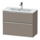 Duravit Waschtischunterschrank D-Neo Compact 81x37,2, ch/Bas m, 1 Kast, 1 A, wandhängend-1