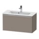 Duravit Waschtischunterschrank D-Neo Compact 81x37,2, ch/Bas ma, 1 Ausz., wandhängend-1