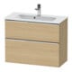 Duravit Waschtischunterschrank D-Neo Compact 81x37,2, ch/Ei N, 1 Kast, 1 Ausz., wandhängend-1
