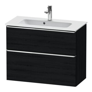 Duravit Waschtischunterschrank D-Neo Compact 81x37,2, ch/Ei s, 1 Kast, 1 Ausz., wandhängend