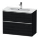 Duravit Waschtischunterschrank D-Neo Compact 81x37,2, ch/Ei s, 1 Kast, 1 Ausz., wandhängend-1