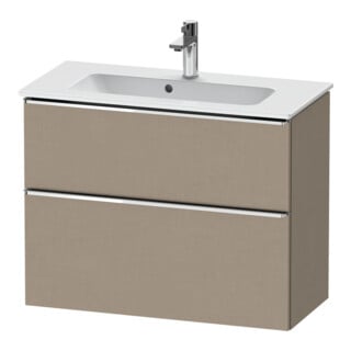 Duravit Waschtischunterschrank D-Neo Compact 81x37,2, ch/Lein, 1 Kast, 1 Ausz., wandhängend