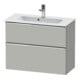 Duravit Waschtischunterschrank D-Neo Compact 81x37,2, chr/Bet m, 1 Kast, 1 A, wandhängend-1