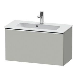 Duravit Waschtischunterschrank D-Neo Compact 81x37,2, chr/Beton ma, 1 Ausz., wandhängend