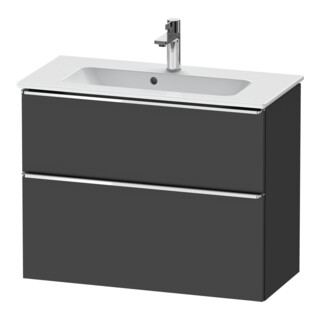 Duravit Waschtischunterschrank D-Neo Compact 81x37,2, chr/Gra m, 1 Kast, 1 A, wandhängend