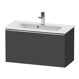 Duravit Waschtischunterschrank D-Neo Compact 81x37,2, chr/Grap ma, 1 Ausz., wandhängend
