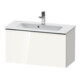 Duravit Waschtischunterschrank D-Neo Compact 81x37,2, chr/we hgl, 1 Ausz., wandhängend-1