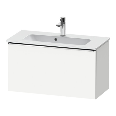 Duravit Waschtischunterschrank D-Neo Compact 81x37,2, chr/we ma, 1 Ausz., wandhängend