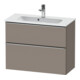 Duravit Waschtischunterschrank D-Neo Compact 81x37,2, ES geb/Bas m, 1 Kast, 1 A, wd-1