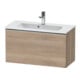 Duravit Waschtischunterschrank D-Neo Compact 81x37,2, ES geb/Ei marm., 1 Ausz., wandhängend-1