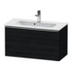 Duravit Waschtischunterschrank D-Neo Compact 81x37,2, ES geb/Eiche sw, 1 Ausz., wandhängend-1