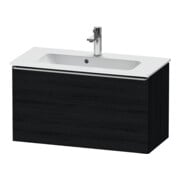Duravit Waschtischunterschrank D-Neo Compact 81x37,2, ES geb/Eiche sw, 1 Ausz., wandhängend