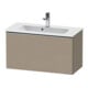 Duravit Waschtischunterschrank D-Neo Compact 81x37,2, ES geb/Leinen, 1 Ausz., wandhängend-1