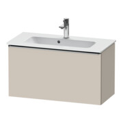 Duravit Waschtischunterschrank D-Neo Compact 81x37,2, ES geb/Taupe ma, 1 Ausz., wandhängend