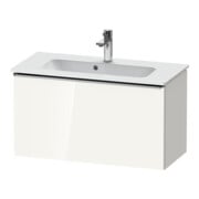 Duravit Waschtischunterschrank D-Neo Compact 81x37,2, ES geb/we hgl, 1 Ausz., wandhängend