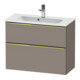 Duravit Waschtischunterschrank D-Neo Compact 81x37,2, g pol/Bas m, 1 Kast, 1 A, wandhängend-1
